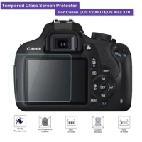 9H Tempered Glass LCD Screen Protector Shield Film For Canon EOS 1200D / 1300D / EOS Kiss X70 Camera Accessories