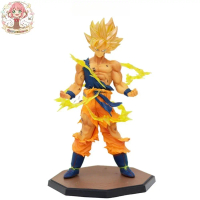 Dragon Ball SonGoku super saiyan siêu đẹp kèm hiệu ứng effect cao 17cm - figure mô hình 7 viên ngọc