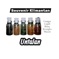 Koleksi Souvenir khas Kalimantan 5 botol