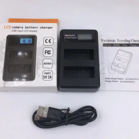 LCD USB Dual Battery Charger for Sony NP-FZ100 ILCE-9 A9 A7RIII A7III a7RM3 A6600 A7S3 A9II A9II A7R4