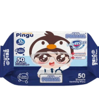 Tissu basah Wipes Pokana