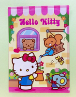 【震撼精品百貨】Hello Kitty 凱蒂貓 三麗鷗 KITTY 日本A4文件夾/資料夾-澆水#03083 震撼日式精品百貨