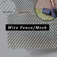1pc 10*24cm Miniature Metal Mesh HO Railway Train Barbed Wire Fence Tank Model Filter Mesh DIY Model Making Kits for Diorama
