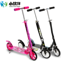 GF11 New Ancheer Adult Foldable Adjustable Kick Scooter Aluminum Alloy aluminum adult scooter two wheel scooter folding wheel