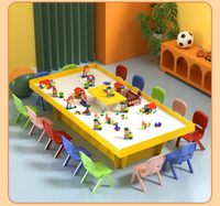 免運 可開發票 太空沙桌商用游樂商場積木桌大碼玩具桌多功能游戲桌兒童沙盤沙桌