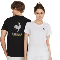 【LE COQ SPORTIF 公雞】官方直營 休閒基礎短袖T恤 男女款-4色-LWT23902