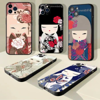 Cute Doll KIMMIDOLL lovely girl Phone Case For iphone 15 14 11 12 13 Mini Pro Max X XS MAX 7 8 Plus XR SE2020 accessories Cover