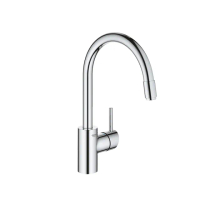 【GROHE】CONCETTO 單槍式廚房龍頭 伸縮龍頭 鉻色(32663003)