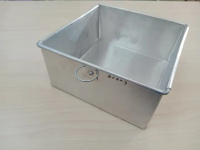 6x6x3\ Aluminium Alloy Square Cake Tin / Mould / Tray Silver Kitchenware"