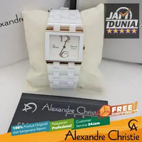 JAM TANGAN WANITA ALEXANDRE CHRISTIE PASSION WANITA ORIGINAL WHITE ROSE GOLD AC 2881 AC 2881 JAM AC2