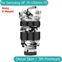 For Samyang AF 35-150mm F2-2.8 FE Decal Skin Vinyl Wrap Film Camera Lens Sticker 35-150 2-2.8 F/2-2.8 For Sony E Mount E-Mount