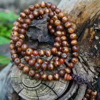 6mm Natural Bodhi Seed Beads Mala Beads 108 Beads ,Meditation Prayer Beads Japa Mala Buddha