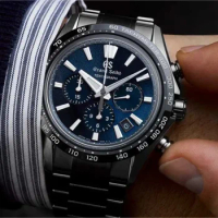 New Fashion Grand Seiko Premium Luxury Watch SLGC001G Series Men's Multi-functional Timing Business Automatic Date Quartz Watch