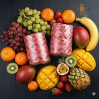 Jaring Buah Merah dan Kuning (1roll panjang 100meter) / Best Fresh Polynet Elastis Kuat / Fungsi: Me