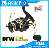 AquaPro - Reel Pancing DFW1000 - 7000 10KG Max Drag 5.2:1 Alat Gulungan Metal Reel Pancing Ikan Fish