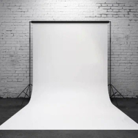 90cm*150cm Vinyl Background Cloth Studio Photography Backdrop Stands Support Cloth For Photo Studio Video Portrait Pure White