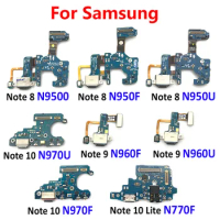 USB Charging Port Board Flex Cable Connector For Samsung Note 8 9 10 Lite 20 Ultra N950F N950U N9500 N960F N970F N970U N770F