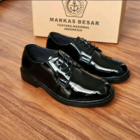 Sepatu PDH pendek sepatu pria sepatu dinas TNI POLRI SECURITY Pantofel