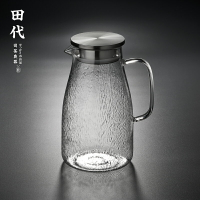 田代/tindor 耐熱玻璃 透明冷水壺涼水壺瓶果汁壺水杯水具套裝