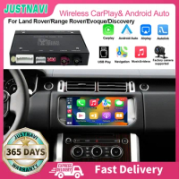 JUSTNAVI Car Wireless Apple CarPlay Android Auto Box Player For Land Rover/Range Rover/Evoque/Discovery 2017 2018 2019 2020 2021