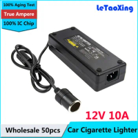 50pcs AC 100-240V to DC 12V 10A Car Cigarette Lighter Power Adapter for Air pump /Vacuum cleaner DC 12V 10A Power Supply 120W