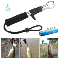 น้ำหนักเบา ของแท้ กริปเปอร์ควบคุมปลา ที่จับปากปลา ปากจับสแตนเลส Fish Gripper Fishing Tool #Fisher001