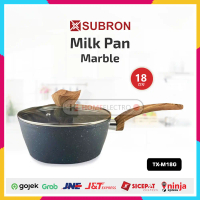 Subron Grey Milk Pan Marble TX-M18G Panci Susu 18 cm Sauce Pan Abu