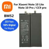 2024 Years BM52 Original Battery For Xiaomi Mi Note 10Lite 10 Lite Note 10 Pro 10Pro CC9pro CC9 Pro Phone Battery Bateria +Tools