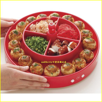 日本製 貝印 章魚燒備料盤/宴會盤-可當手捲壽司材料盤.糖果盤.水果盤.拼盤.涼拌菜-賠錢出清特價