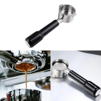 Portafilter, 51Mm, สำหรับ Delonghi, Portafilter แบบไม่มีก้น, 2 หู, ทำจากสแตนเลส, อะไหล่สำหรับ Delong