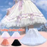 Women Petticoat Puffy Skirt Mini Rockabilly Wedding Under Dres Fluffy Petticoats Crinoline Underskirt Lolita Swing Tutu Skirts