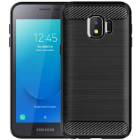 Anti Shock Case For Samsung J2 Core Galaxy j2 2018 j2 pure Shockproof Silicone Cover for galaxy j2 pro 2018 Carbon Fiber Cases