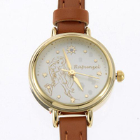 大賀屋 日貨 長髮公主 手錶 錶 成人 兒童手錶 女錶 童錶 錶面 裝飾 飾品 穿搭 迪士尼 正版 J00017656