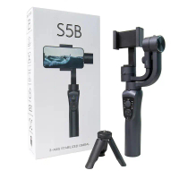 Penggoncang Gimbal Tangan, Profesional S5B, Penjejakan Automatik Muka, 3 Paksi, untuk Video Telefon