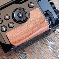Premium Solid Wood Finger Handle Grip For Nikon ZF Digital Camera Ebony Walnut Lightweight Design Enhances Grip Feel