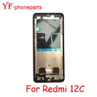 Best Quality Middle Frame / Front Frame For Xiaomi Redmi 12C 22120RN86G Front Frame Housing Bezel Repair Parts