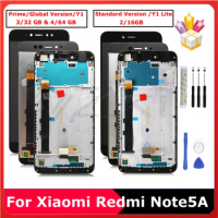 5.5"For XIAOMI Redmi Note 5A Standard Touch Screen Y1 Lite Note 5A Prime Y1 IPS LCD Display Digitizer Assembly Replacement Parts