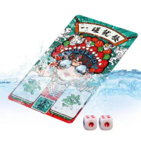 Travel Mahjong Sets 146pcs/set Chinese Mah Jongg &amp; Mahjong Poker Set Thicken Large Print Handheld Poker Waterproof Chinese Mah