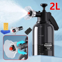 2L Car Foam Sprayer High/Air Pressure Washer Hand Pump Foam Sprayer Car Wash Pneumatic Bottle Snow Foam Pot Can Clean Accessory