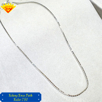 Kalung Emas Putih Rantai Kadar Emas 750