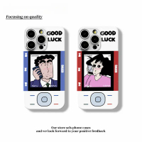 Glossy Film Design + Compatible For iPhone 16 16e 15 14 13 12 11 X XR XS X78Plus Minimalist Ins Styl