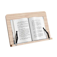 solid wood book reading stand Children's Book Stands Book fixation Angle adjustable suporte para livro book holder stand