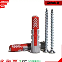 Baut Skrup Fisher 4 Pcs 8 x40 Mm Mr.safety Set 4 Pcs Fischer Sekrup Duopower 8 Sps 8 x 4 Cm