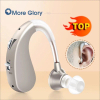 GLORY MORE Rechargergeable Alat Pendengaran Telinga Alat Bantu Dengar Mini Digital