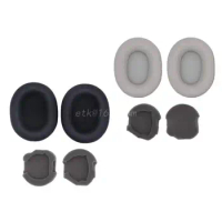 2 Pieces Earpads Replacement Ear Cushion Sponge Earmuff for SONY WH1000XM5 1000XM5 Headphone Repair Accessory