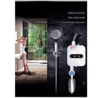 Water Heater Shower Instant Electric Water Electric Water Heater 3500W Digital Display For Bathroom