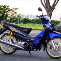 Tem Wave S 100 Xanh Đen Nhựa Cao Cấp Dán 3 Lớp Không Thấm Nước - Decal