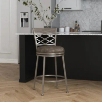 Hutchinson Swivel Height Bar Stools Counter Stool Chair Pewter Chairs Barstool Furniture