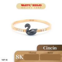Cincin Emas 8K Ungu Hitam Wahyu Redjo Pameran 16