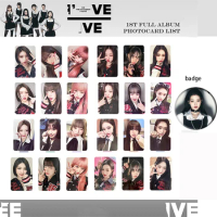 24pcs KPOP IVE Phtocard I AM Album Selfie LOMO Cards WonYoung YuJin Pre-Order Benefits SOUNDWAVE Cards Fans Gifts